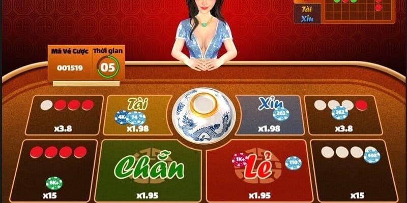 cược chẵn lẻ xóc đĩa online